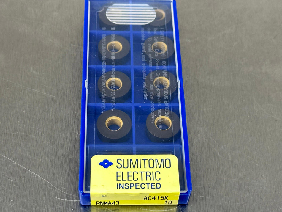 Sumitomo RNMA 43 AC415K Carbide Insert 120400 (Pack of 10)