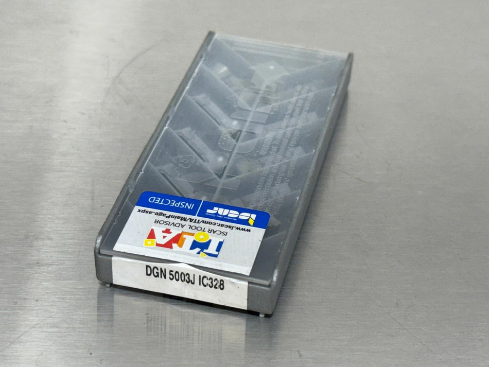 Iscar DGN 5003J IC328 Carbide Insert 6002424 (Pack of 10)