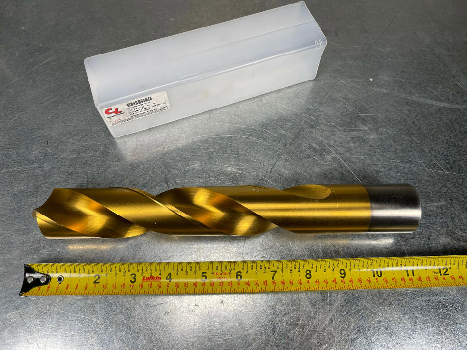 Chicago Latrobe 38mm HSS Drill TiN Coated