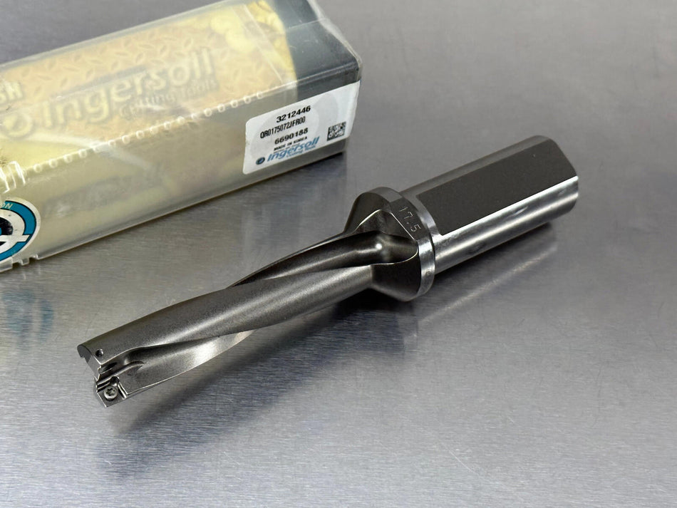 Ingersoll QR0175072JFR00 Indexable Insert Drill 17.5mm QuadTwist 3212446