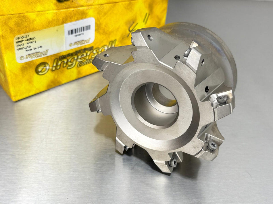 Ingersoll 5M6P-40R01 Indexable Face Mill 4" Hi-Feed 2900621