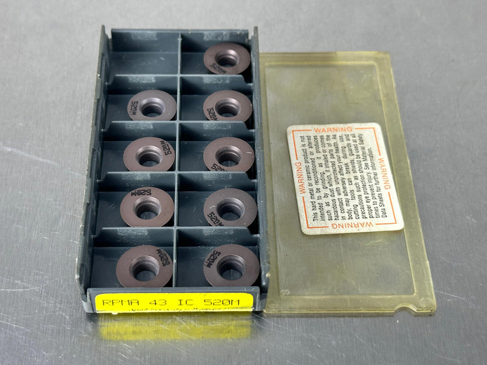 Iscar RPMA 43 IC520M Carbide Insert 120400 (Pack of 9)