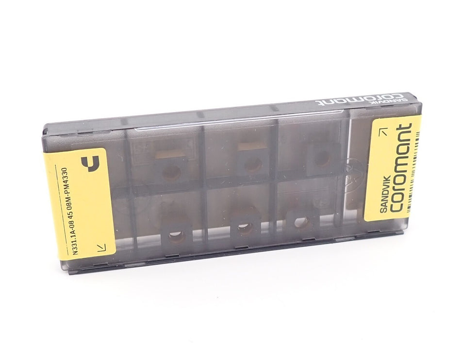 Sandvik N331.1A-08 45 08M-PM 4330 Carbide Insert (Pack of 10)
