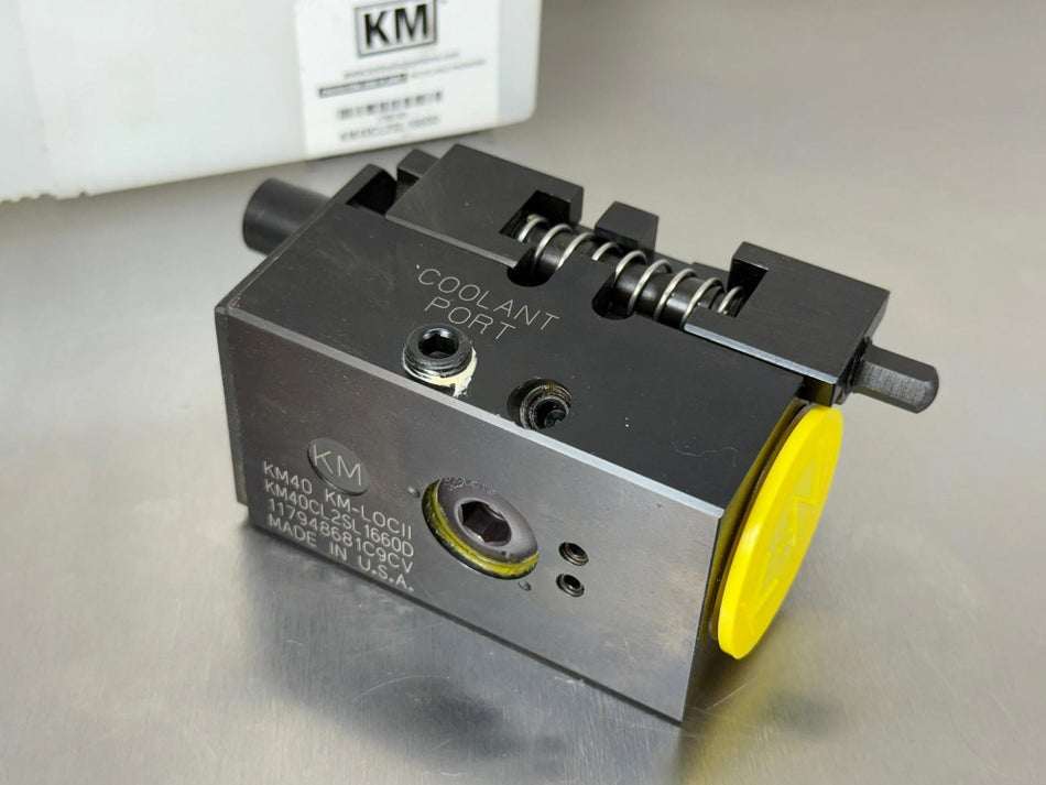 Kennametal KM40 Square Shank Clamping Unit Block KM-LOC KM40CL2SL1660D, 1785183