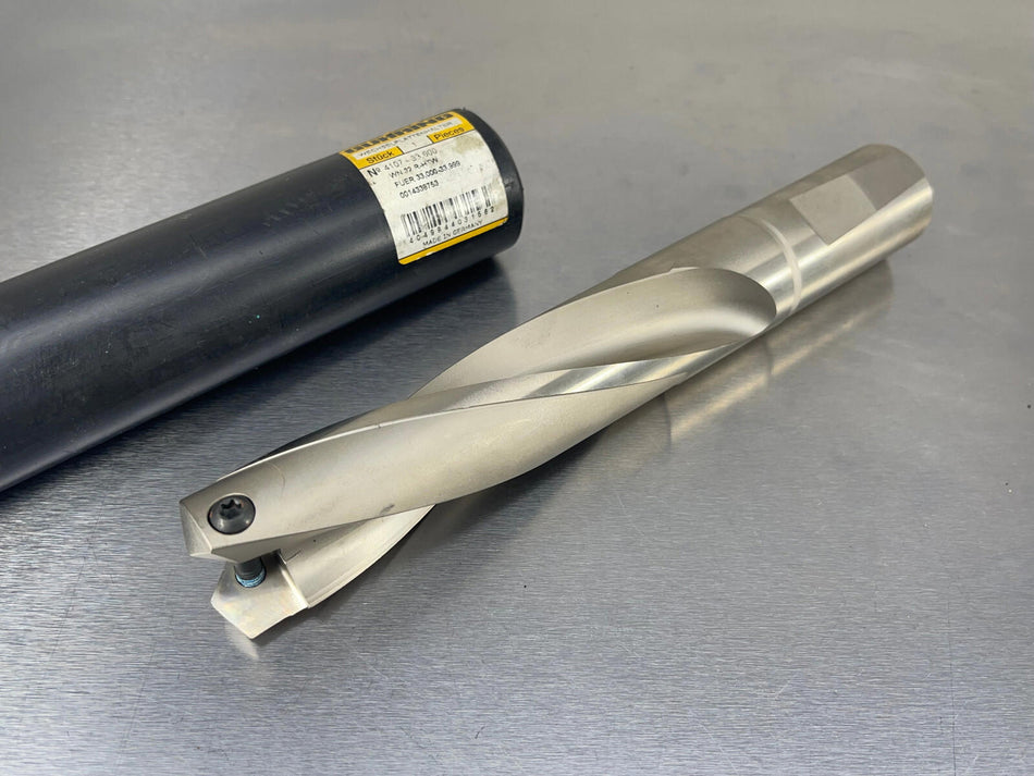 Guhring Drill Body 33mm - 33.99mm Indexable Tip 4107 3xD Coolant Through HT 800