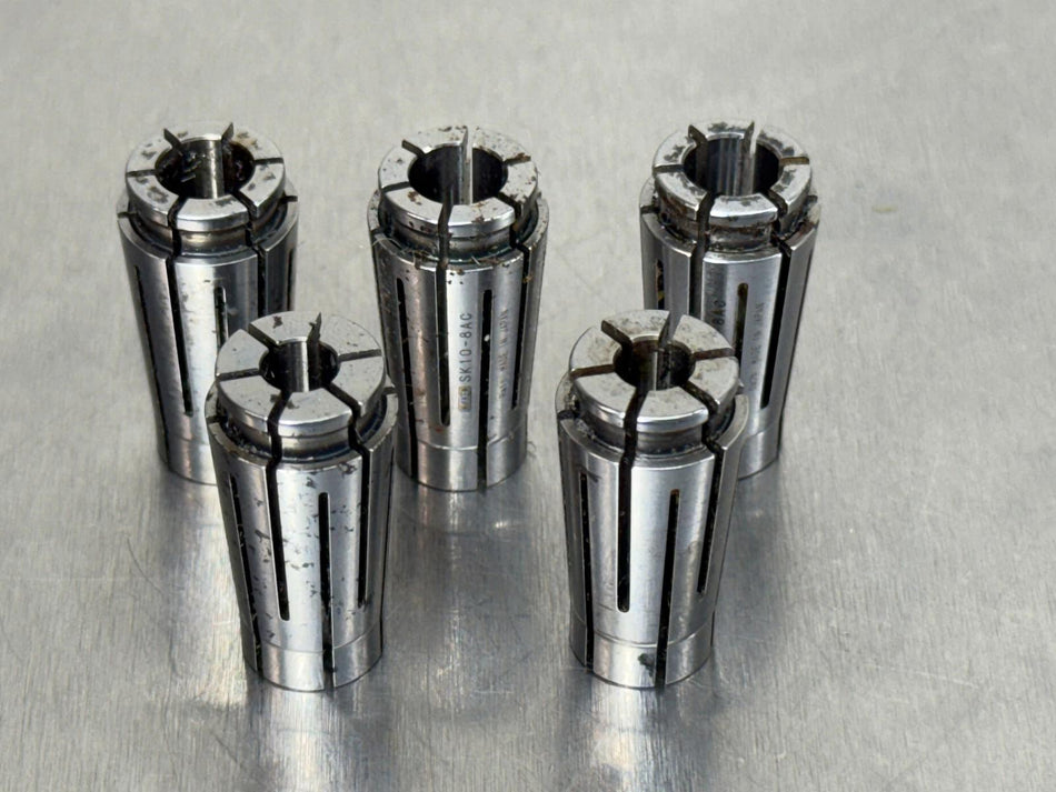 Nikken SK10 Collet SK10-8AC, SK10-6AC (Lot of 5)