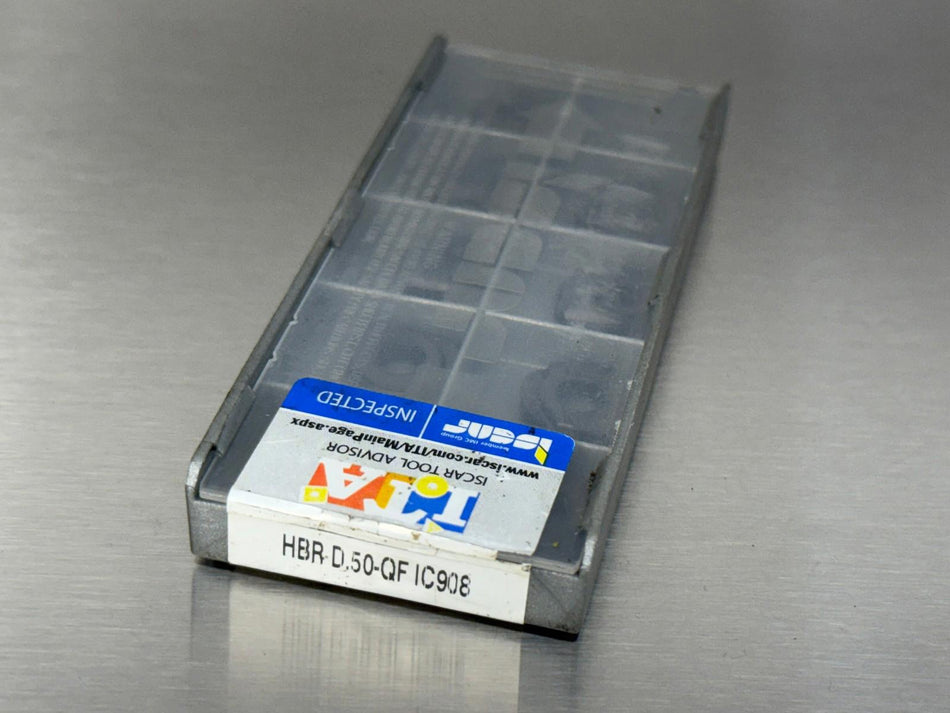 Iscar HBR D.50-QF IC908 Carbide Insert 5604280 (Pack of 9)
