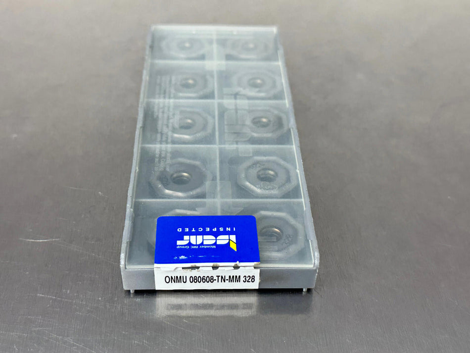 Iscar ONMU 080608-TN-MM IC328 Carbide Insert (Pack of 10)
