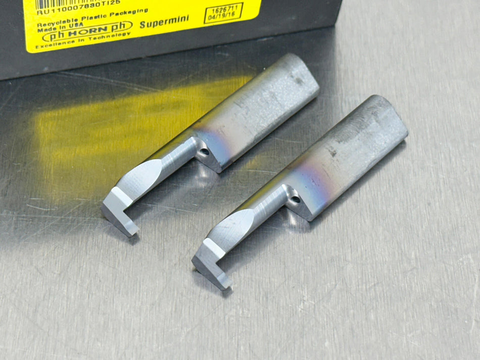 PH Horn RU110.0078.3.0 TI25 Carbide Boring Bar Grooving (Pack of 2)
