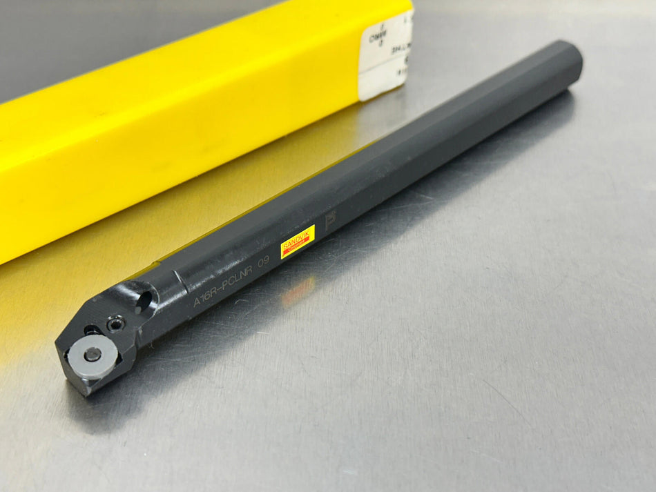 Sandvik S16R PCLNR 09 Indexable Boring Bar Turning 16mm CNMG Insert