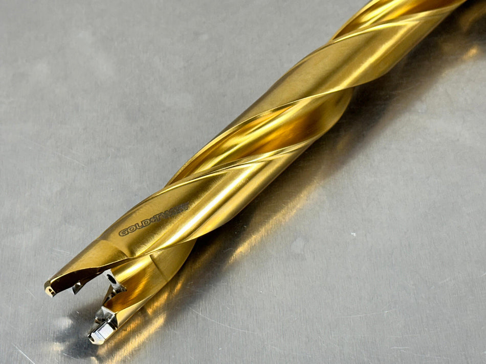 Ingersoll TD2500200B7R01 Indexable Tip Drill 25mm 8xD Gold Twist 3204527