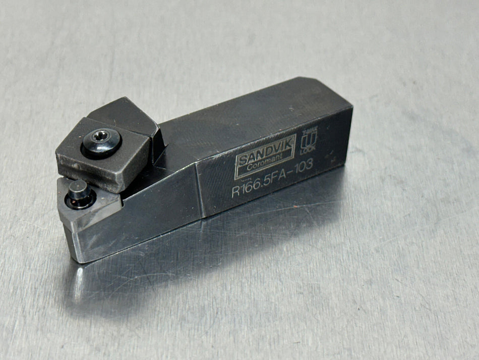 Sandvik R166.5FA-103 Indexable Tool Holder Threading  5/8" T-Max U-Lock