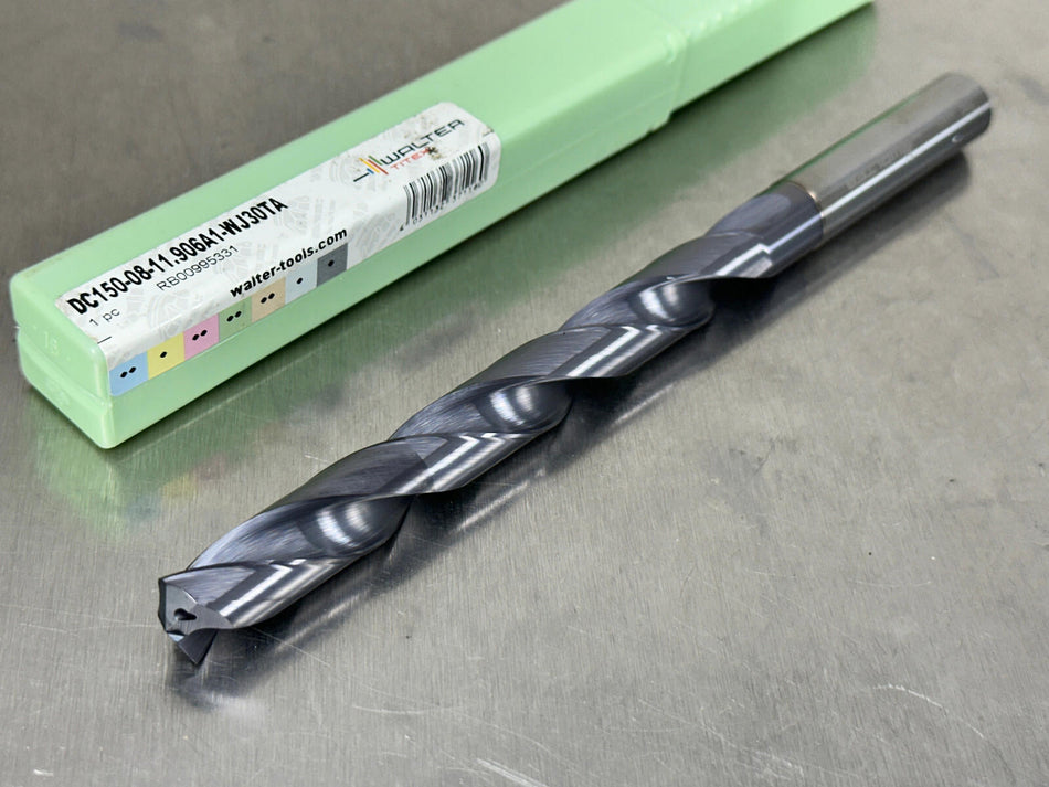 Walter 15/32" Solid Carbide Drill 8xD Coolant Through DC150-08-11.906A1-WJ30TA