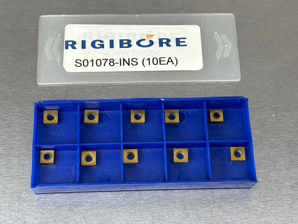 Rigibore SCHW 060204 Carbide Insert (Pack of 10)