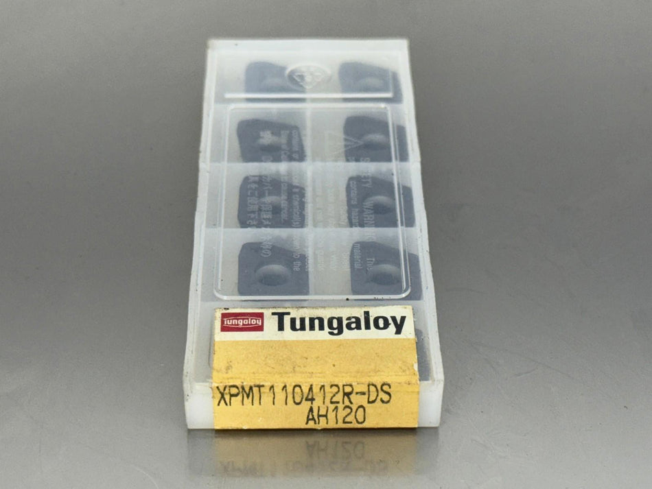Tungaloy XPMT110412R-DS AH120 Carbide Insert (Pack of 10)