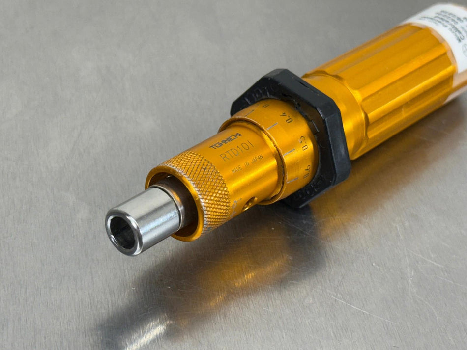 Tohnichi RTD10i Adjustable Torque Screwdriver Rotary Slip 2-10, 0.1lbf.in