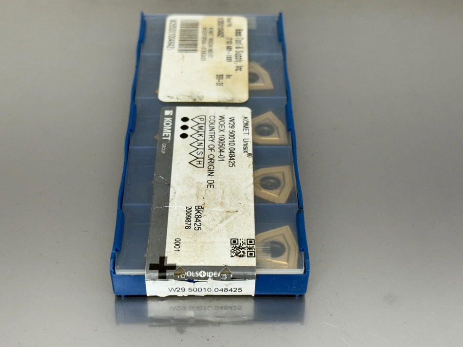 Komet W29 50010.048425 BK8425 Carbide Insert WOEX 100504-01 (Pack of 8)