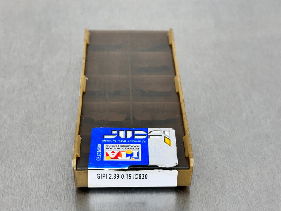 Iscar GIPI 2.39-0.15 IC808 Carbide Insert 6404265 (Pack of 10)