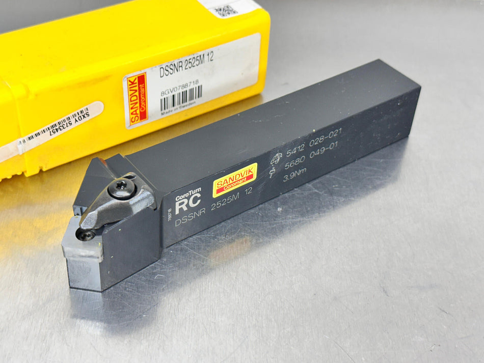 Sandvik DSSNR 2525M 12 Indexable Lathe Tool Holder Turning DCMT Insert