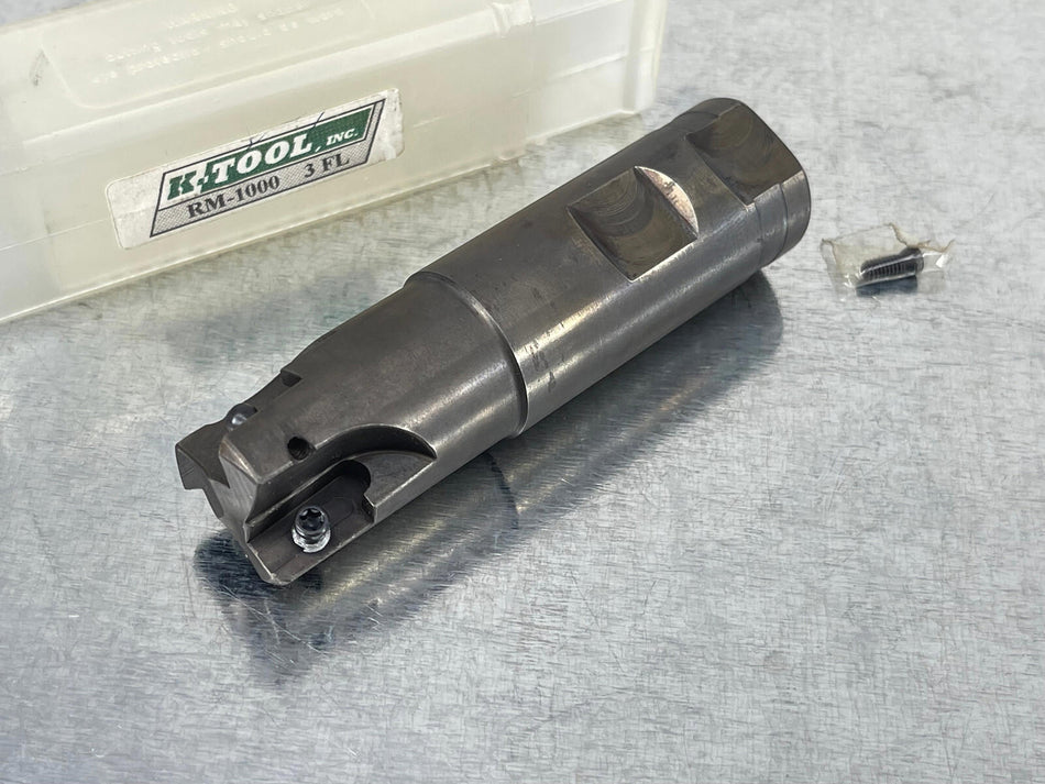 K-Tool RM-1000 Indexable Radius End Mill 1"