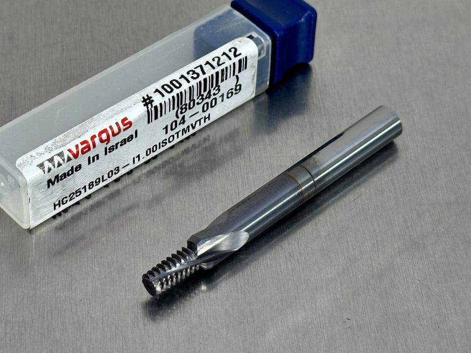 Vargus M6x1 Carbide Thread Mill Helical 3FL 80343