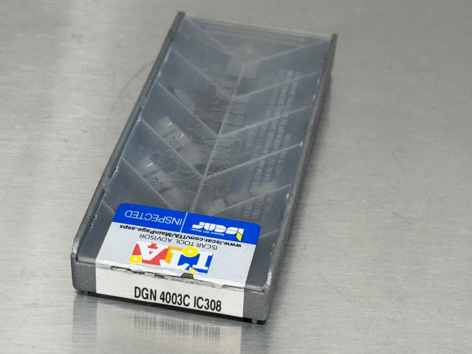 Iscar DGN 4003C IC308 Carbide Insert 6090356 (Pack of 7)