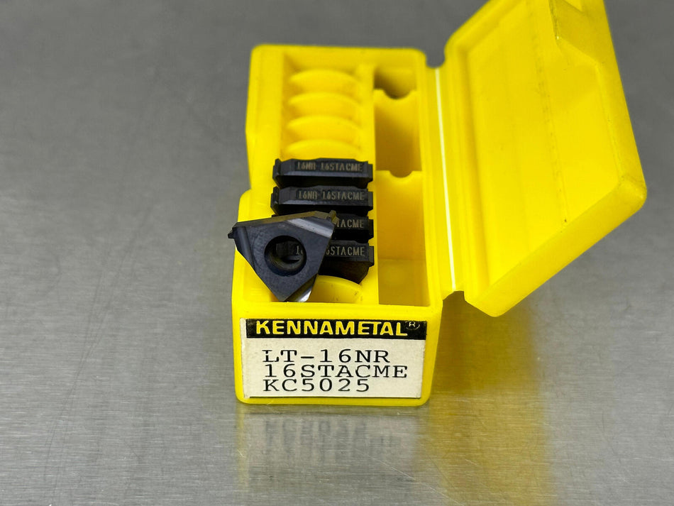 Kennametal LT-16NR 16 STACME KC5025 Carbide Insert Threading  (Pack of 5)