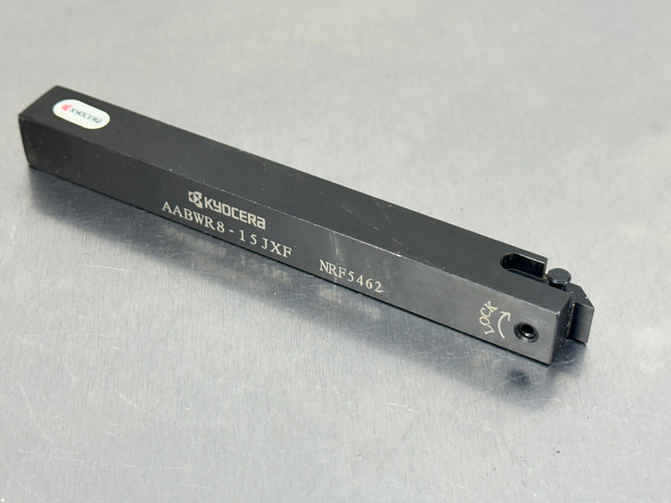 Kyocera AABWR8-15JXF Indexable Tool Holder Swiss Back Turning 1/2"