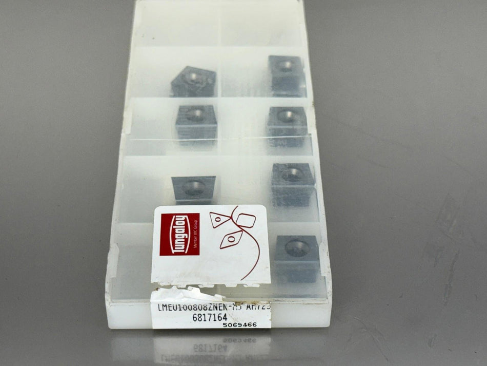 Tungaloy LMEU100808ZNEN-MJ AH725 Carbide Insert 6817164 (Pack of 8)