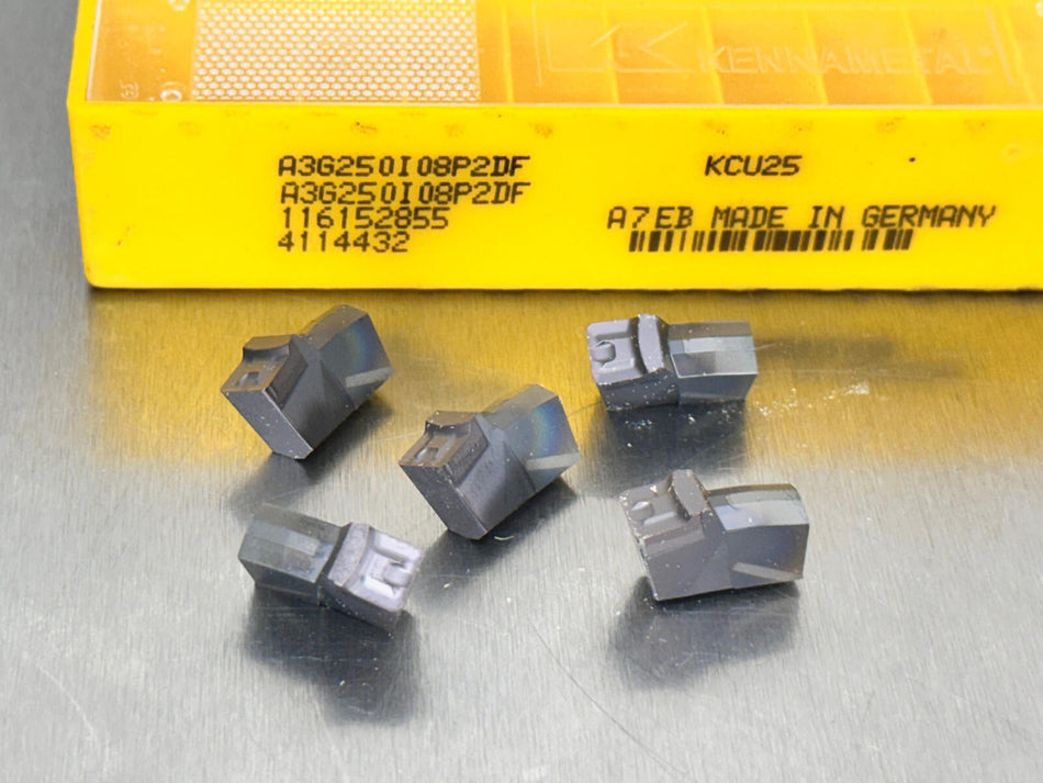 Kennametal A3G250I08P2DF KCU25 Carbide Insert (Pack of 5)