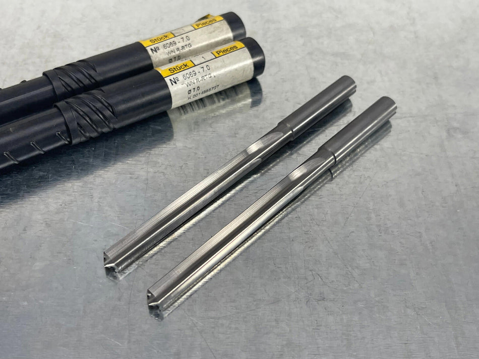 Guhring 7mm Solid Carbide Drill 6609, Coolant Thru, RT150 GG