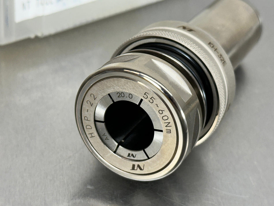 NT Tool KH-32E Collet Chuck KH-E Stub Quick Change Holder w/ 20mm Collet