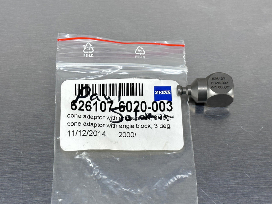 Zeiss CMM Stylus M5 Cone Adapter w/ Angle Block 3°
