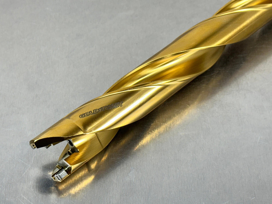 Ingersoll TD2500200B7R01 Indexable Tip Drill 25mm 8xD Gold Twist 3204527