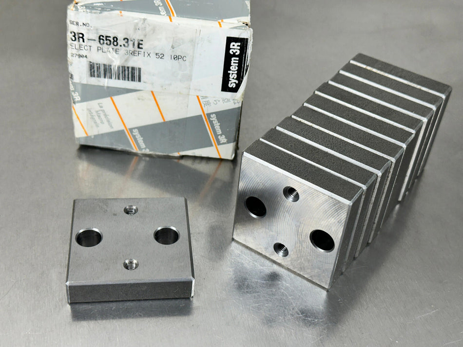 (10) System 3R Pallet Macro 3Refix 50mm x 50mm Fixture Adapter EDM 3R-658.31E
