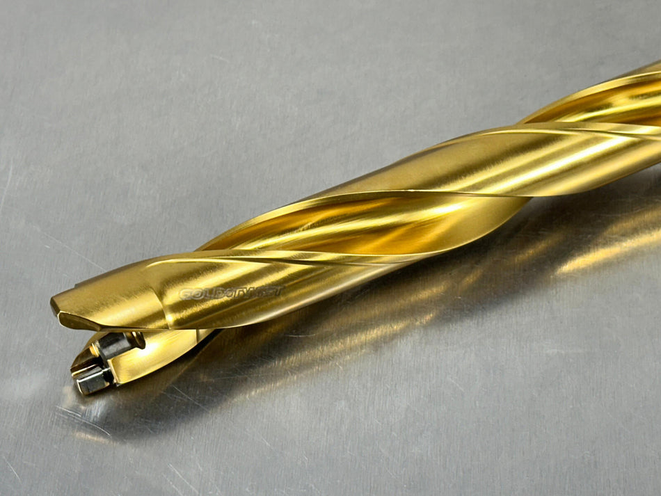 Ingersoll TD2400192B7R01 Indexable Tip Drill 24mm 8xD Gold Twist 3212810