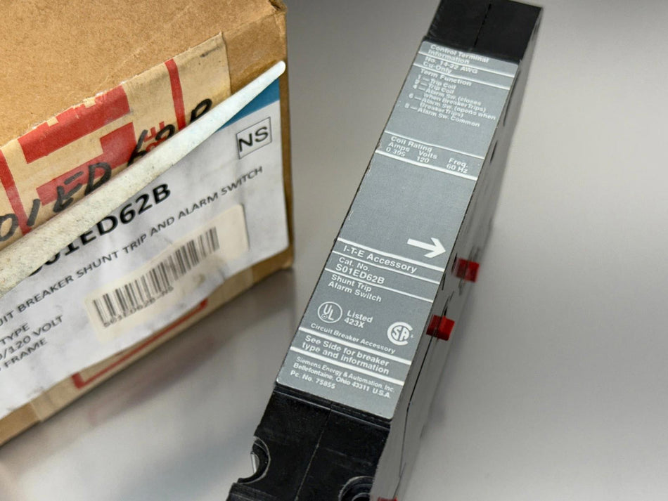 Siemens S01ED62B Circuit Breaker Shunt Trip 110/120V