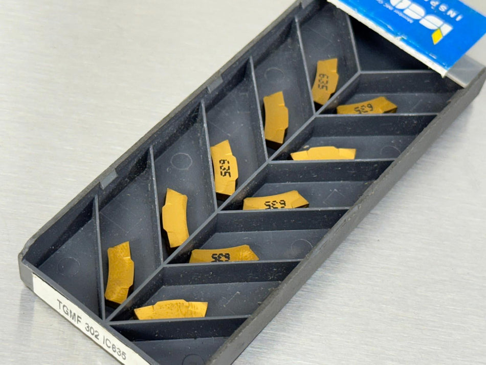 Iscar TGMF 302 IC635 Carbide Insert (Pack of 10)
