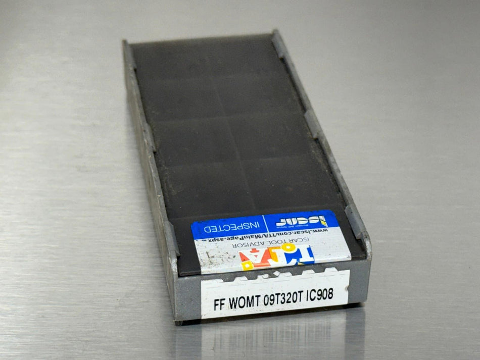 Iscar FF WOMT 09T320T IC908 Carbide Insert (Pack of 10)