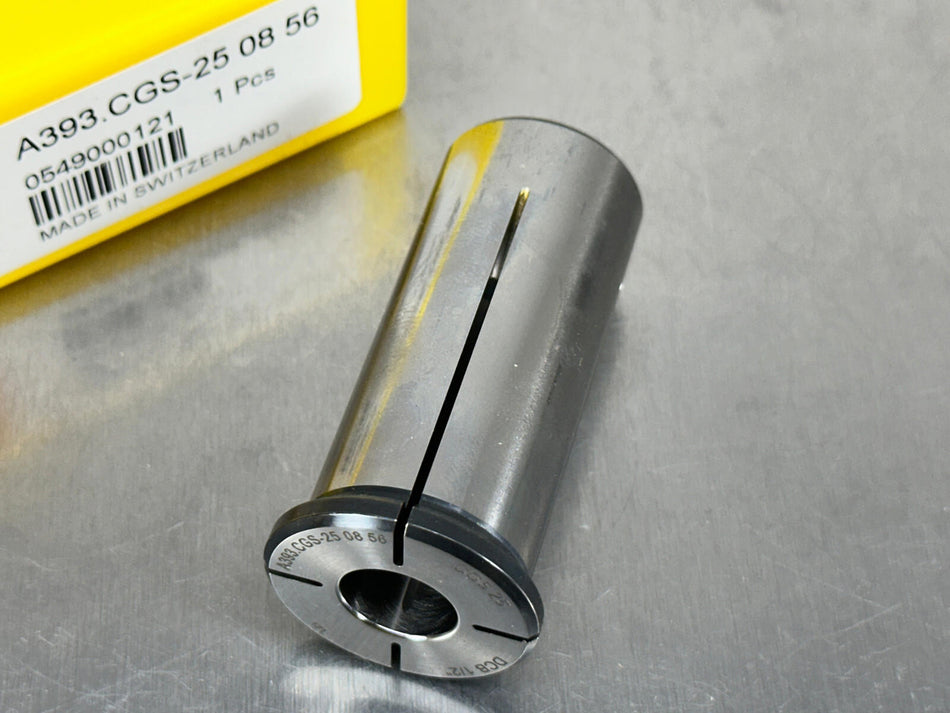 Sandvik 1/2" Cylindrical Sleeve 25mm Hydraulic Chuck Collet A393.CGS-25 08 56