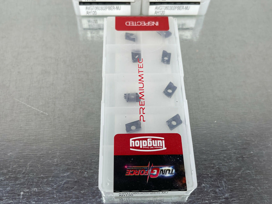 Tungaloy AVGT060302PBER-MJ AH120 Carbide Insert TungForce (Pack of 10)