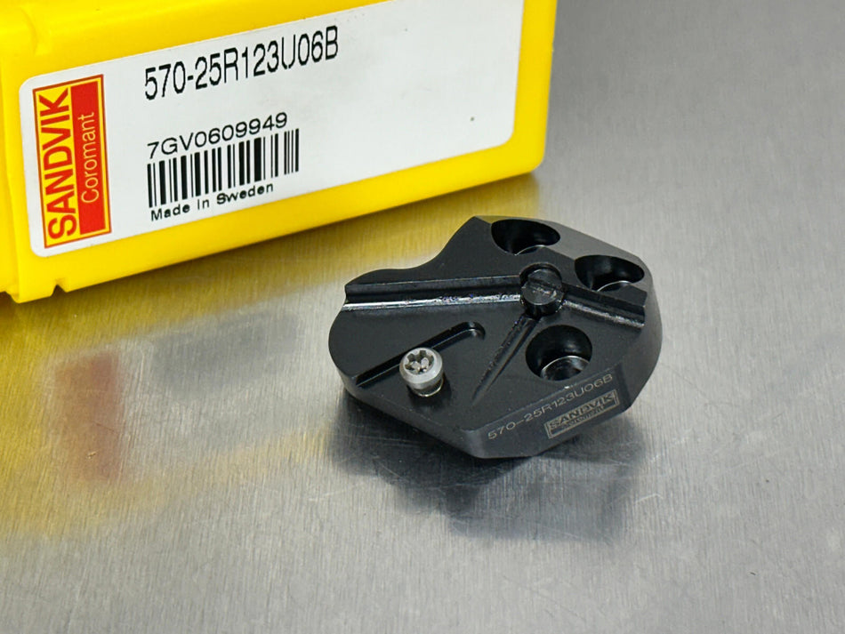 Sandvik 570-25R123U06B Indexable Grooving Head SL25 CoroCut 3