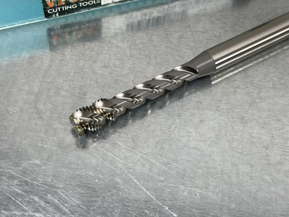 Vega 3/8-24 Extension Tap H3 3 Flute Bottom Spiral Flute 6" OAL