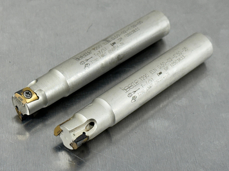 Iscar 1/2" Indexable End Mill SumoMill T290 ELN D.50-02-C.50-05, 3105237