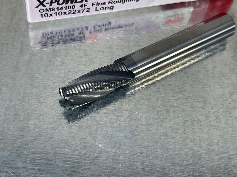 YG1 10mm Carbide Roughing End Mill X-Power Pro Fine Rougher GM814100