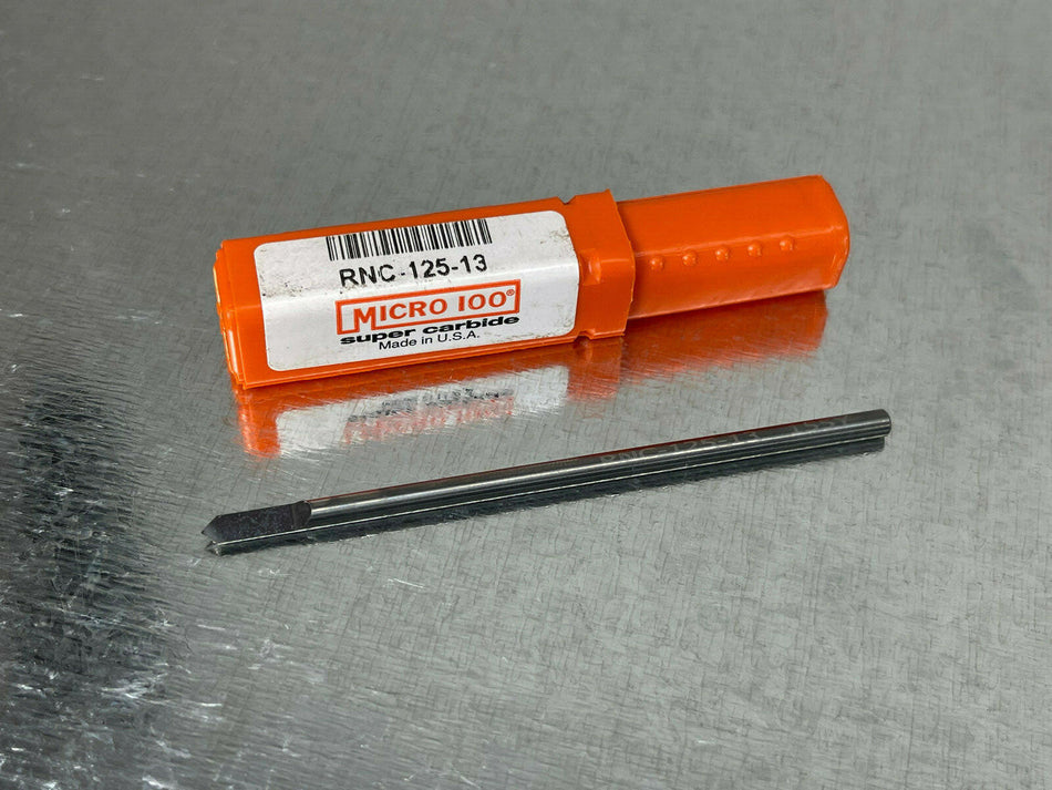 Micro 100 RNC-125-13 Carbide Engraving Cutter Bar Tool 1/8"