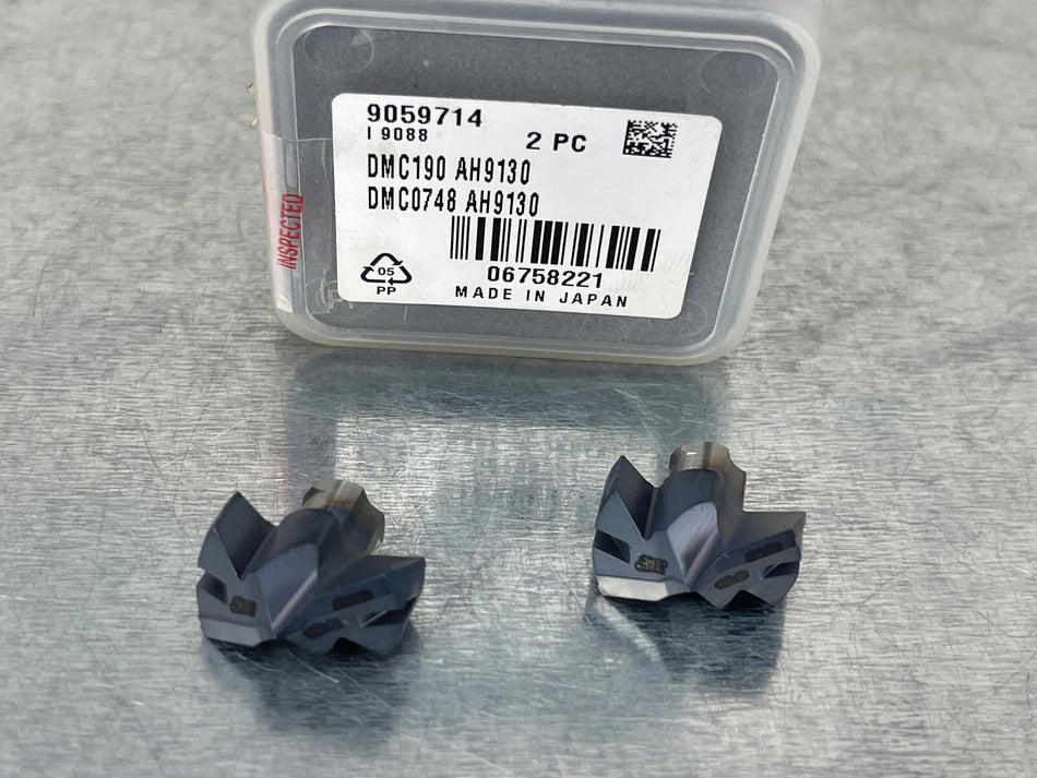 Tungaloy DMC190 AH9130 Carbide Drill Head Insert DMP0748, 6758221 (Pack of 2)