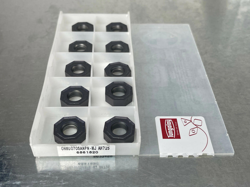 Tungaloy ONMU0705ANPN-MJ AH725 Carbide Inserts 6861820 (Pack of 10)