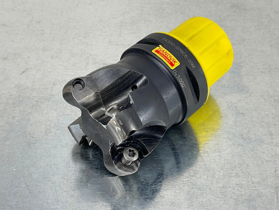 Sandvik 2" Indexable Face Milling Cutter C6 Capto RA300-076C6-25M