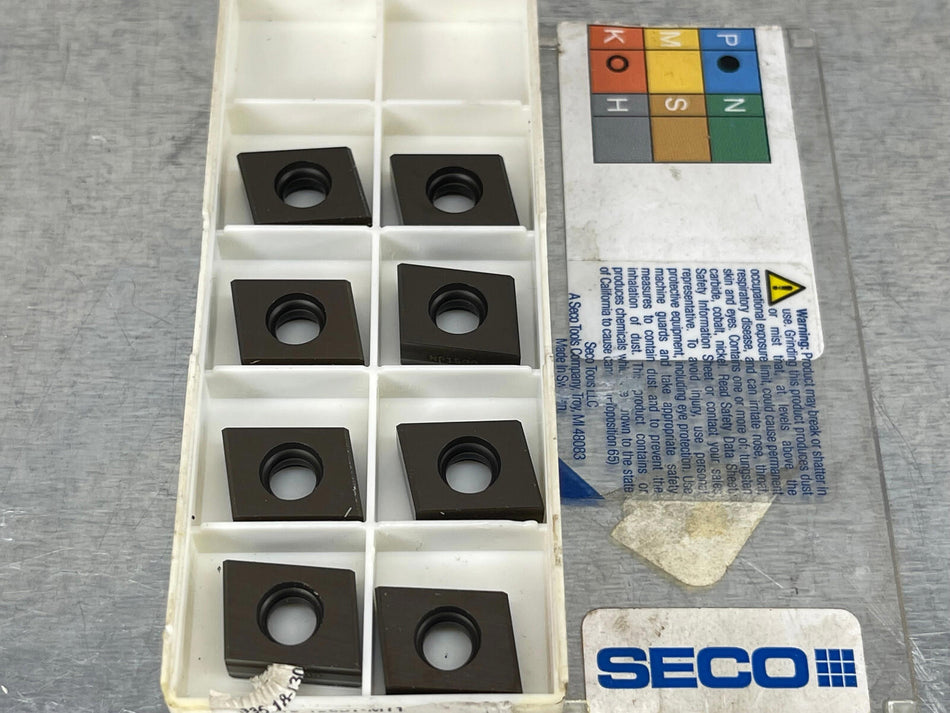 Seco 335.18-1305T-M11 MP1500 Carbide Insert (Pack of 8)
